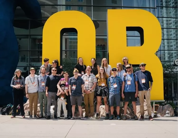 Students from the Western Colorado University Outdoor Industry MBA Program at the OR show