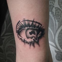 A tattoo created by Jhenn Whalen