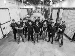 ROXBOX staff in the new facility