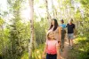 Family on trail