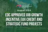 August 2024: EDC Approved Job Growth Incentive Tax Credit and Strategic Fund Projects