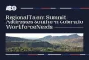 Banner image for the Regional Talent Summit addressing Southern Colorado workforce needs, featuring a panoramic view of a Durango, Colorado.